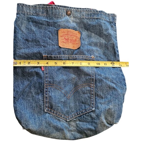 Levis 501 Jean Denim Tote Bag Backpack Purse NOW! Designs Vintage San Francisco - Picture 4 of 13